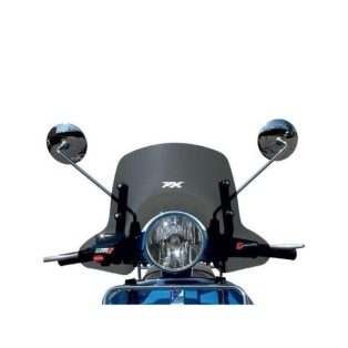 Robogó plexi Vespa PX, kicsi, füstíszínű